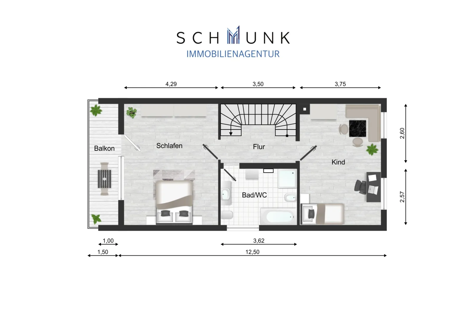 Grundriss Obergeschoss